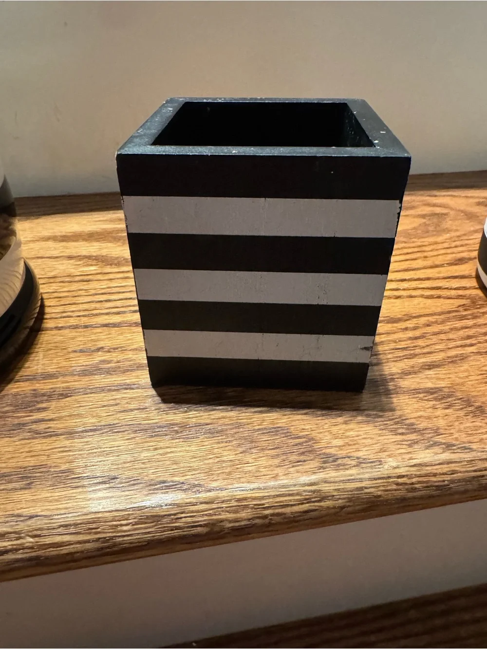 Black and White Striped Home Decor